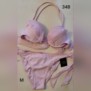 Victoria's Secret Bikini Set, 34B & M, NWT